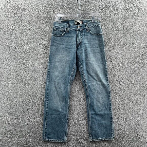 Levis 514 Jeans Mens 29 X 30 Slim Straight Leg Blue Denim - Picture 1 of 10